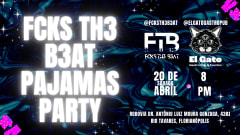 FCKS TH3 B3AT PAJAMAS PARTY cover