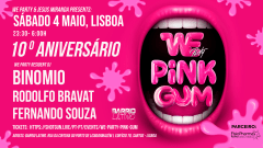 WE PARTY PINK GUM cover