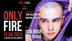 Paris is Dancing live show with Only Fire & Jaïa Rose cover