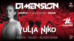 YULIA NIKO | DIMENSION PARTY @ DIEZE WAREHOUSE cover
