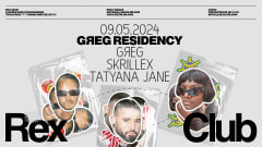 GREG RESIDENCY: GREG, SKRILLEX, TATYANA JANE cover