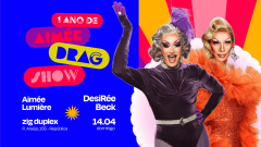 Aimée Drag Show com Desirée Beck cover