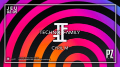 TECHNO FAMILY X CYRIL M ALL NIGHT LONG X PZ CITY CLUB cover