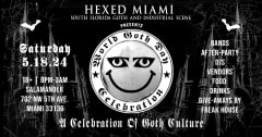 HEXED MIAMI WORLD GOTH DAY CELEBRATION 2024 cover