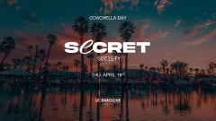 SECRET SOCIETY - COACHELLA DAY cover