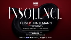 INSOLENCE // OLIVER HUNTEMANN cover