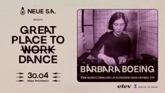 NEUE 30.04 com Barbara Boeing, Tom Nudes e NEUE DJs cover