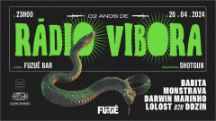 Rádio Víbora - 2 Anos 🐍 cover