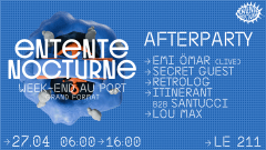 Entente Nocturne : After 6h-16h w/ Emi Ömar (live), Retrolog cover