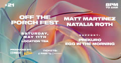 Off the porch fest with Natalia Roth and Matt Martinez cover