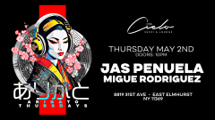 ARIGATO THURSDAYS w/ JAS PENUELA & MIGUE RODRÍGUEZ 5.2.24 cover