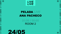PELADA (live), Ana Pacheco cover