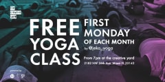 FREE YOGA CLASS_ First MONDAY of the month _MAY 6TH cover