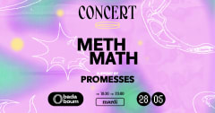 Concert — Meth Math (support by Promesses) cover