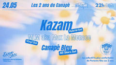 Canapé Bleu 2 YO Anniversary w/ Kazam & LMR - LiveBar cover
