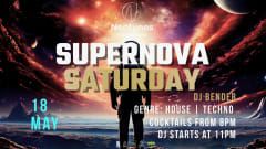 Supernova Saturday with DJ Bender 18/5 cover