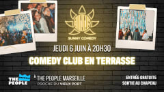 Sunny Comedy Club en terrasse - 6/06 - 20h30 cover