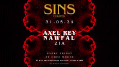SINS CURATED @CHEZMOUNE - Friday 31.05 cover