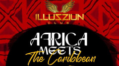 AFRICA  MEETS THE CARIBEAN - ILLUZZIUN CLUB cover