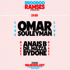 Broodoo Ramses curates Omar Souleyman (live), Anaïs B & more cover