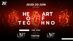 HEART OF TECHNO WITH LBAT cover