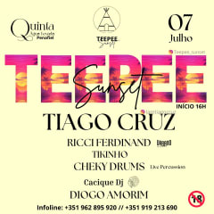 Teepee Sunset 7 Julho cover