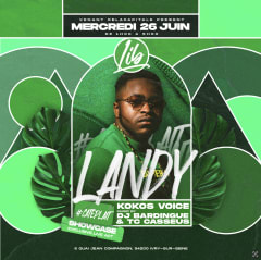Mercredi 26 juin - Showcase LANDY - NEW LIB PARIS cover