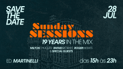 Sunday Sessions 19 Anos | Ed. Martinelli cover