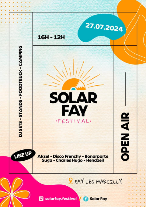 Solar Fay festival cover