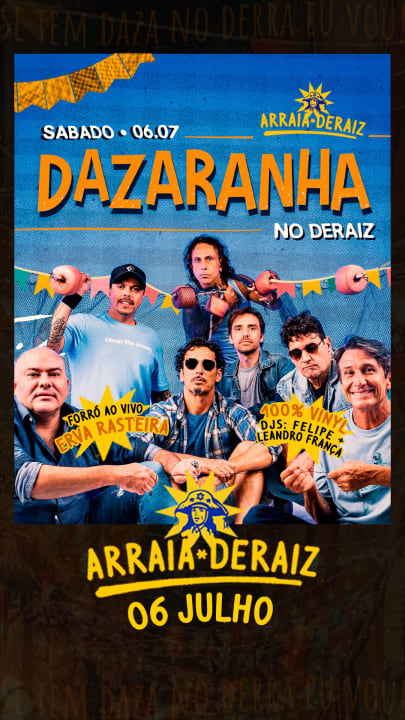 ARRAIÁ DERAIZ COM DAZARANHA cover