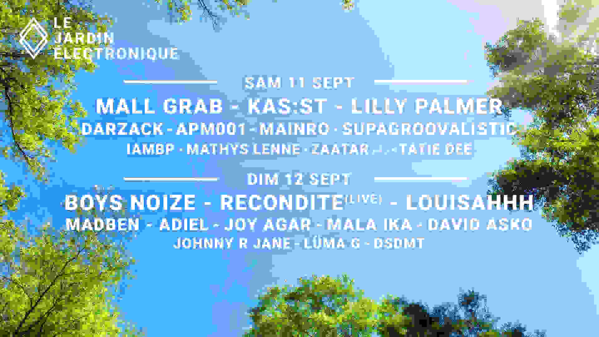 🎫 Le Jardin Electronique 2021 - Lille | Billetterie Shotgun