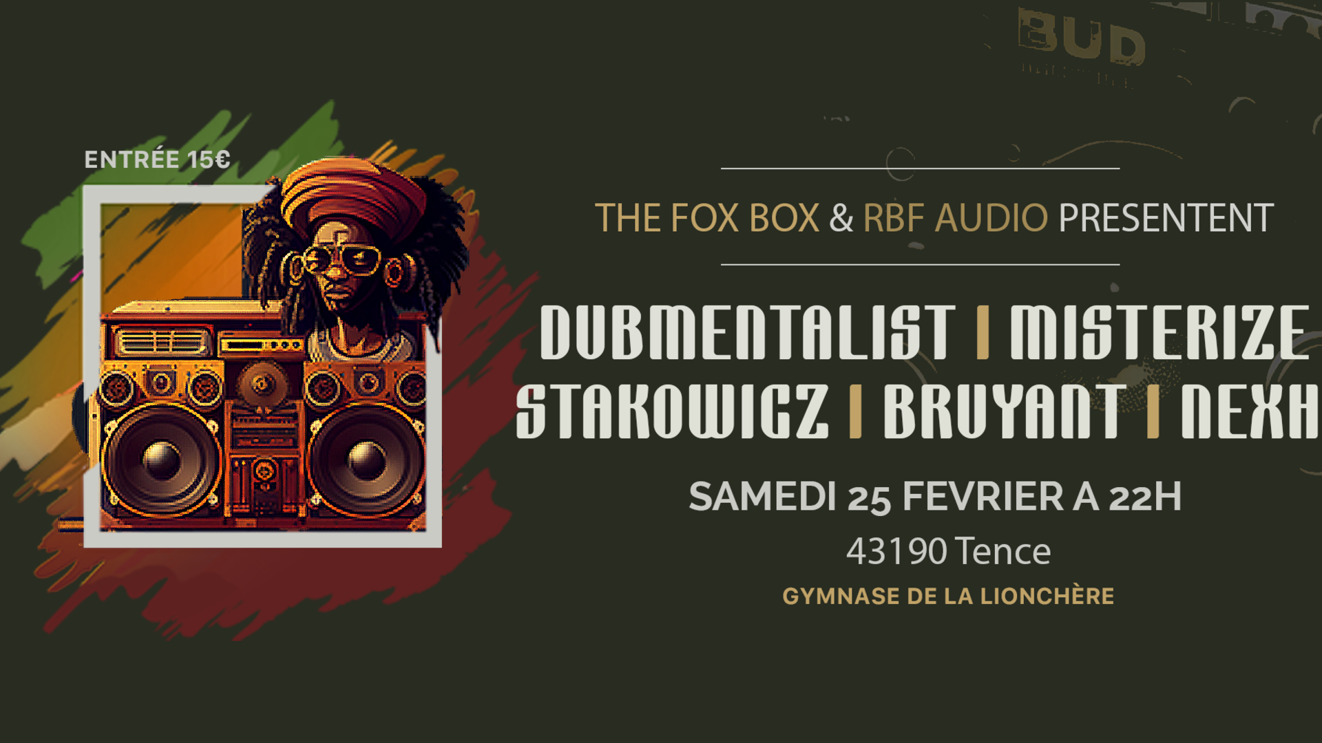 🎫 THE FOX BOX & RBF Audio Shotgun Tickets