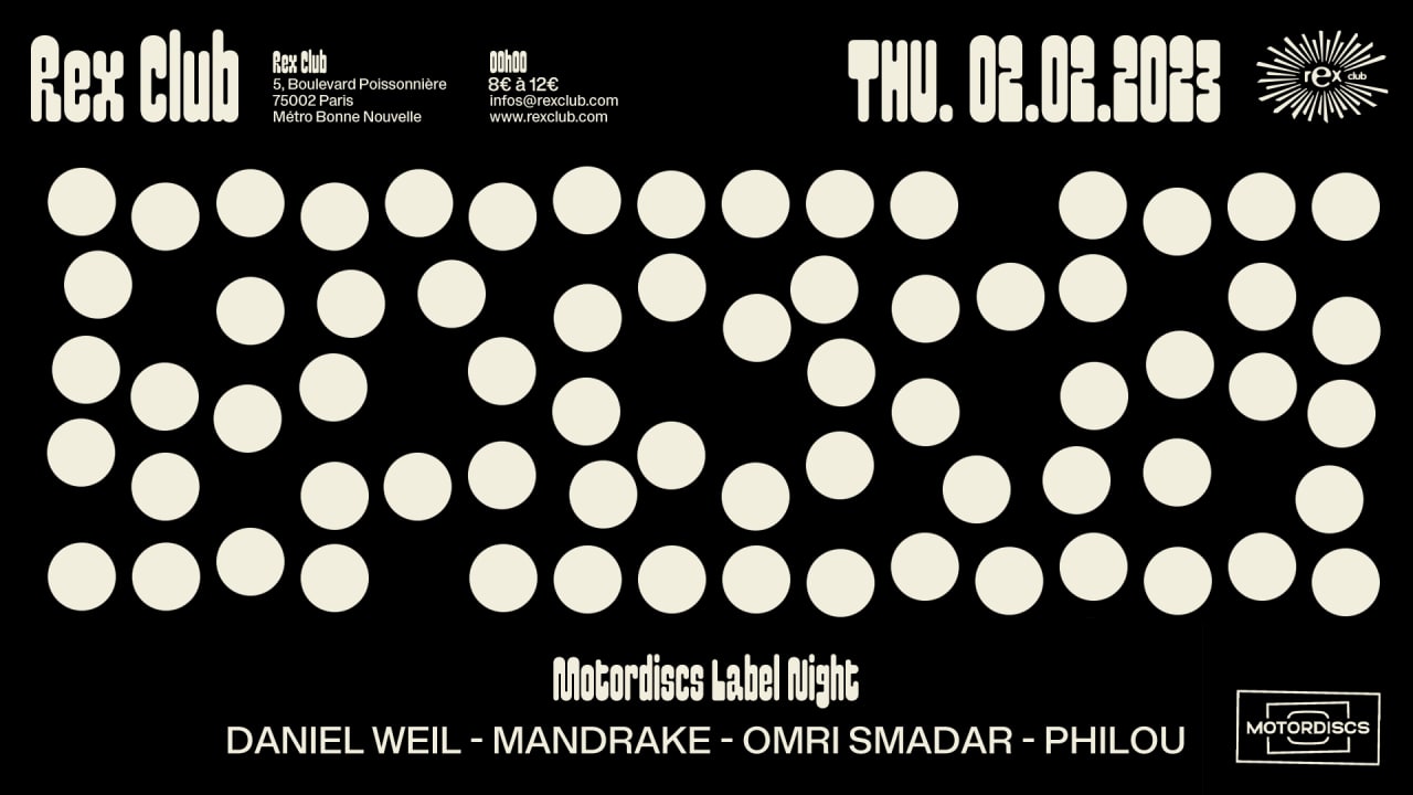 Motordiscs Label Night: Daniel Weil, Mandrake & more cover