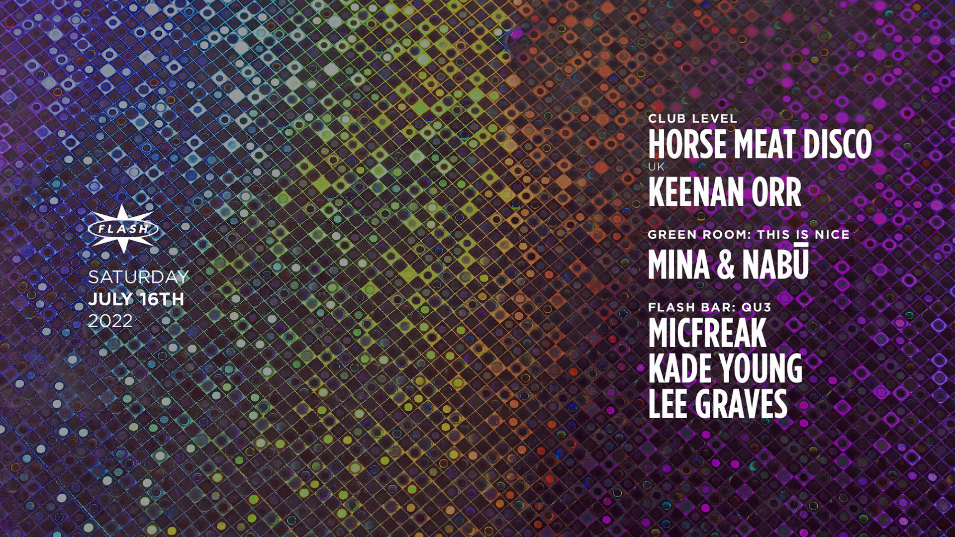 Horse Meat Disco Keenan Orr This Is Nice Mina Nabu Bilhetes Shotgun