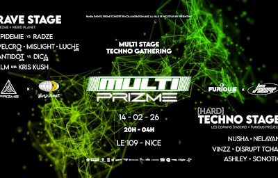 Multi Prizme @ Le 109 [Nice] - Soirée techno à Nice