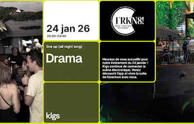 Kigs Invite Drama À Frankielanuit! #2 - Soirée techno à Toulouse