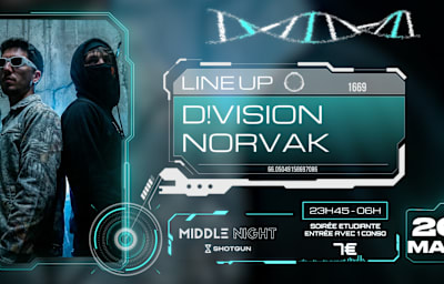D!Vision X Norvak - Soirée techno à Clermont-Ferrand