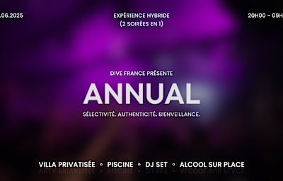 Annual - Soirée techno à Vallauris