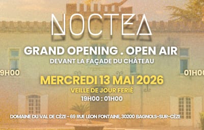 Noctea Opening 2026 - Soirée techno à Bagnols-Sur-Cèze