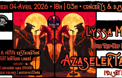 Lyssa M [Concert Live] & Dj Set • Entrée Libre • - Soirée techno à Laroque-D'olmes