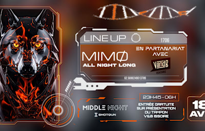 All Night Long - Mimø - Soirée techno à Clermont-Ferrand