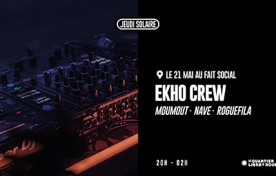 Moumout - Soirée techno à Rouen