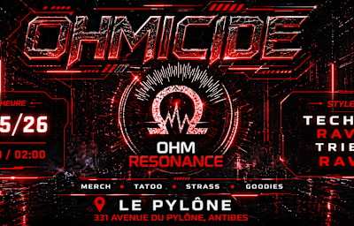 Ohmicide / Le Pylône / Antibes - Soirée techno à Antibes