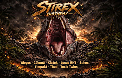 Stirex Birthday Age Of Extinction - Soirée techno à Amiens