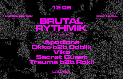 Brutal Rythmik Hors Série #3 - Soirée techno à Villenoy