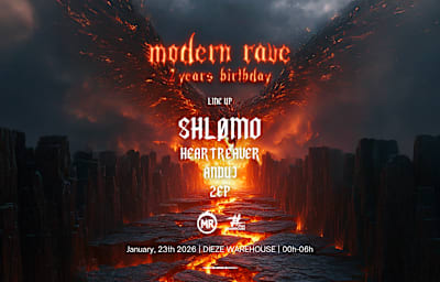 Modern Rave (2 Years Birthday) : Shlømo - Soirée techno à Montpellier