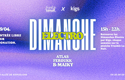 Dimanche Electro #6 - Atlas, Feroukk, B-Maïky - Soirée techno à Toulouse