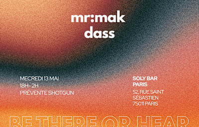 mr:mak - Soirée techno à Paris