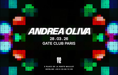 Andrea Oliva - Soirée techno à Paris