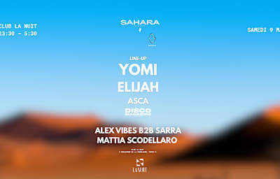 Sahara X Disco Magazine - Soirée techno à Paris